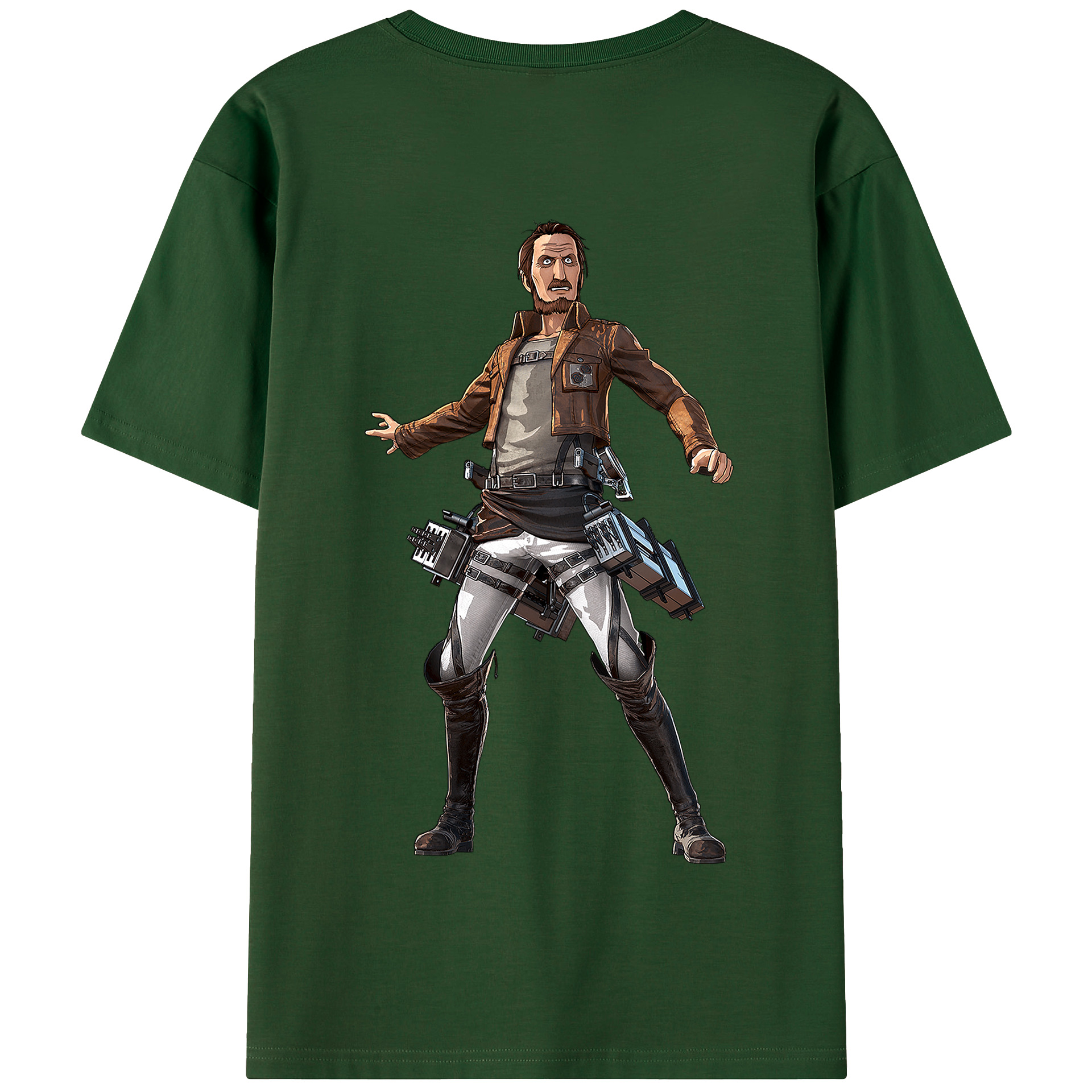 （画像用） 進撃の巨人 Attack on Titan 綿100％半袖Tシャツ（背面プリント）